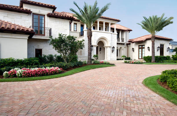 Permeable Paver Driveway in Stoneville, NC